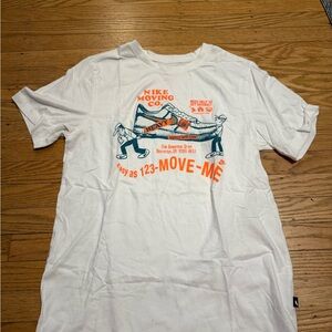 Nike White Graphic Tee